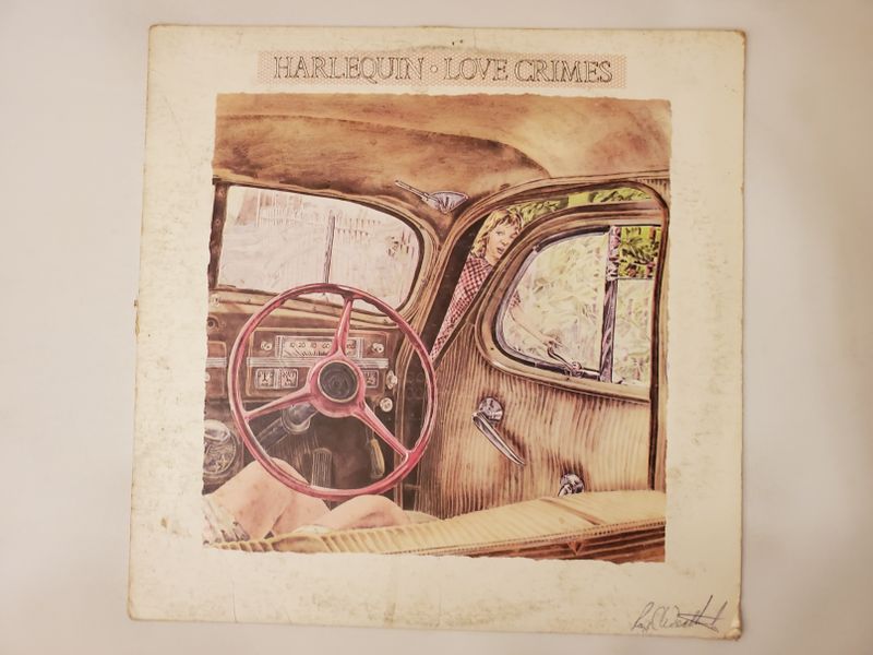 Harlequin Love Crimes vinyl record